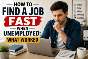 how to find a job fast when unemployed