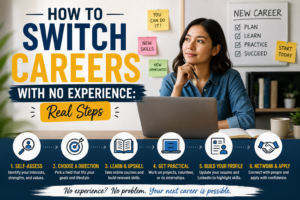 how to switch careers with no experience