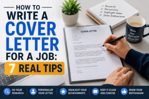 how to write a cover letter for a job