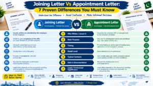 Joining Letter Vs Appointment Letter
