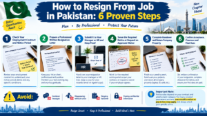 how to resign from job in Pakistan