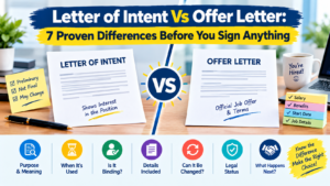Letter of Intent Vs Offer Letter
