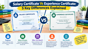 Salary Certificate Vs Experience Certificate