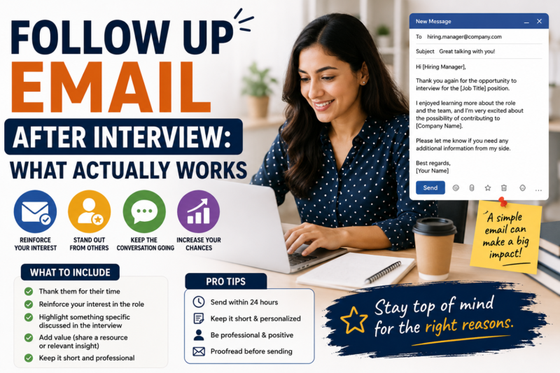 follow up email after interview