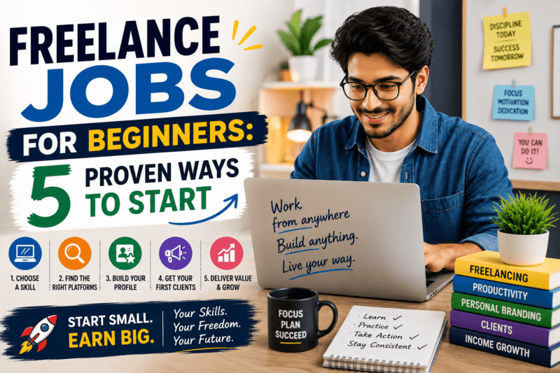 Freelance Jobs for Beginners: 5 Proven Ways to Start