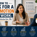 how to ask for a promotion at work