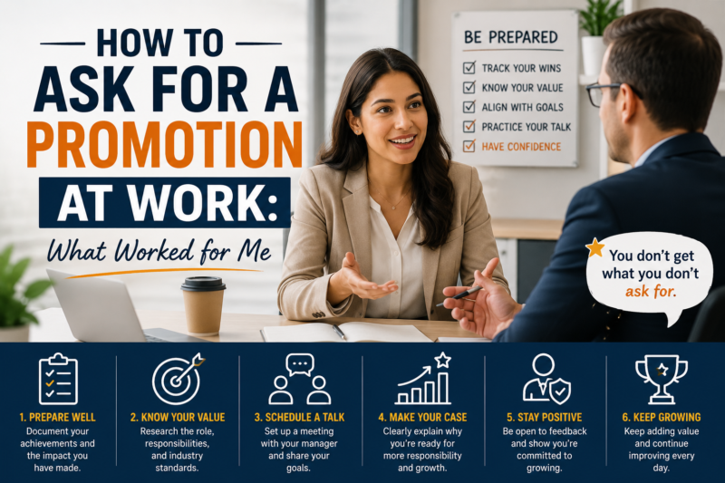 how to ask for a promotion at work