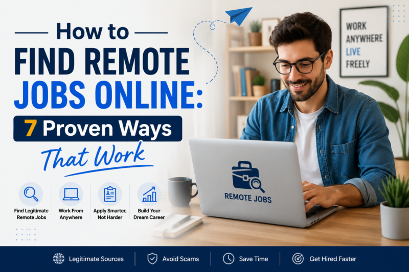 how to find remote jobs online