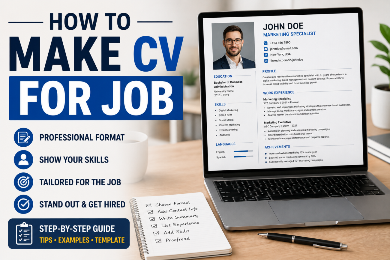 how to make cv for job