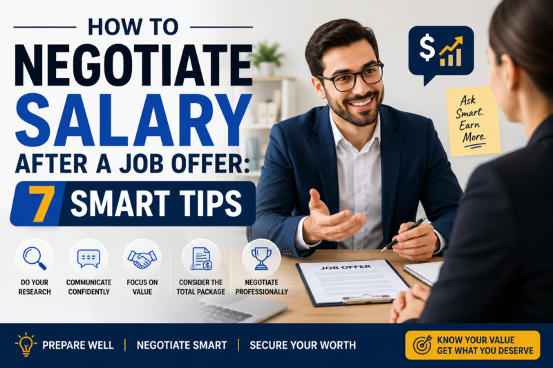 How to Negotiate Salary After a Job Offer: 7 Smart Tips