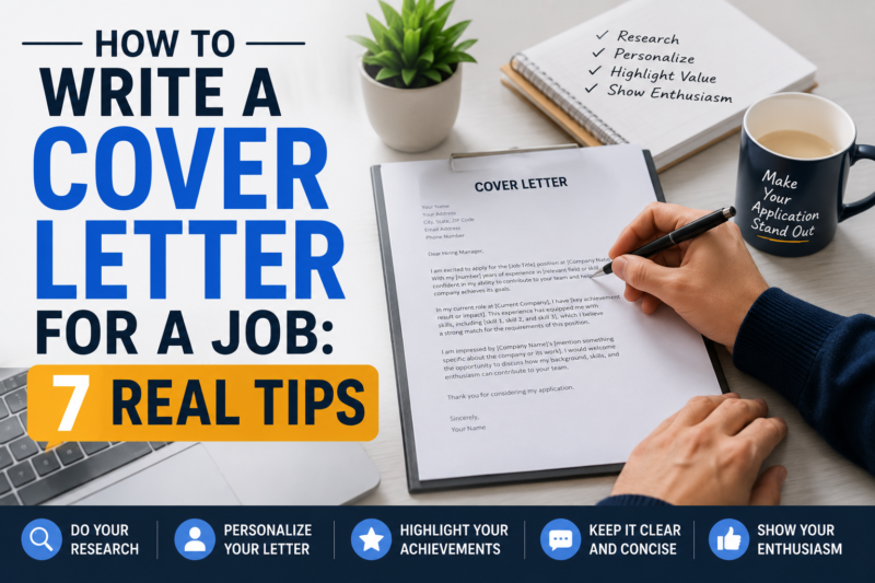How to Write a Cover Letter for a Job: 7 Real Tips