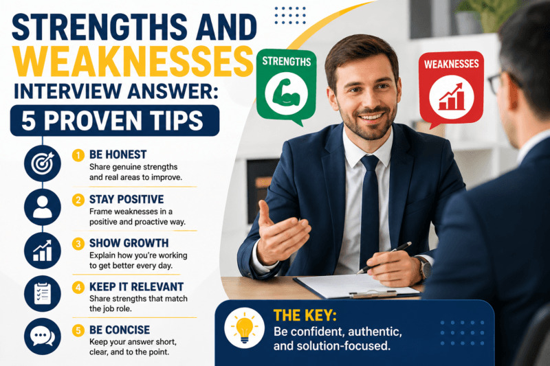 Strengths and Weaknesses Interview Answer: 5 Proven Tips