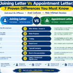 Joining Letter Vs Appointment Letter
