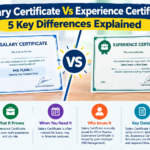 Salary Certificate Vs Experience Certificate